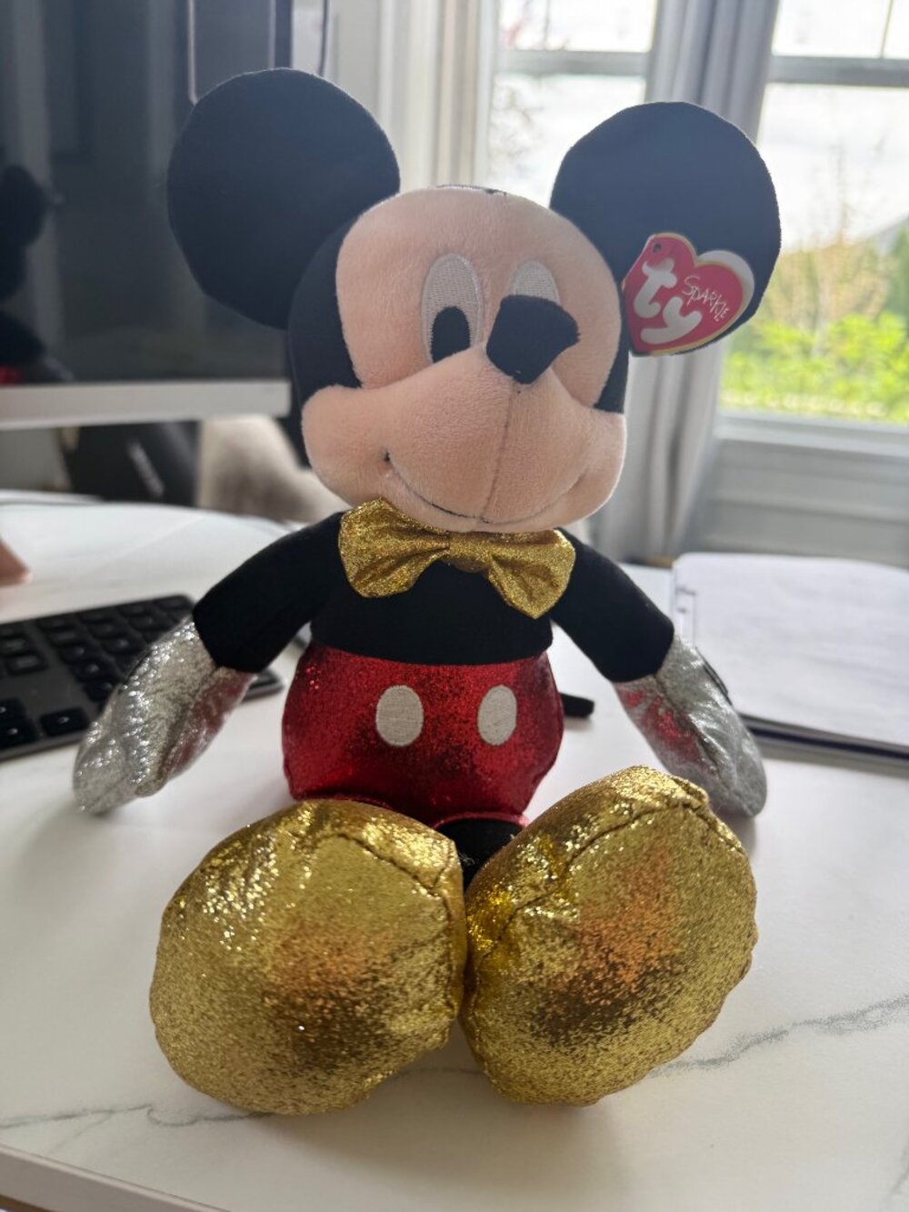 TY Sparkle Mickey Mouse